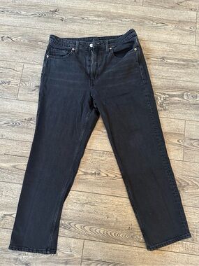 H&M Women's Black Straight Leg Jeans